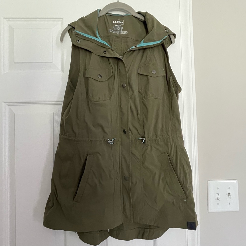 LL Bean Green Utility Jacket